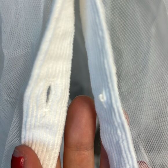 Free People Flower Bud Baby Maxi Top White L - Picture 9 of 9